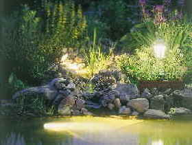 Teich Beleuchtet Bild Teich Beleuchtet Bild